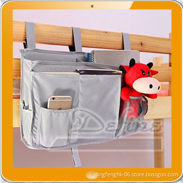 8 Pockets Bedside Caddy Hanging Storage Organizer